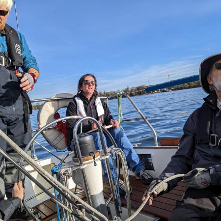 L'équipe de la voile sur la bonne voie