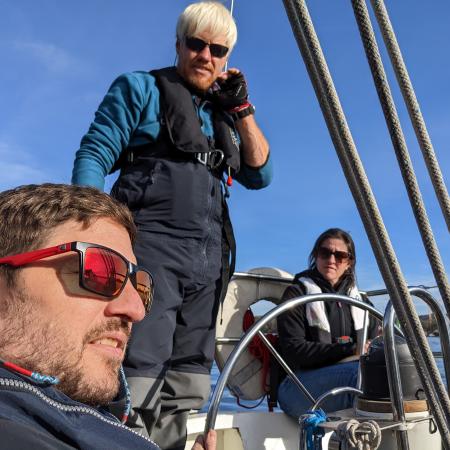 Michi, Andi et Daphné